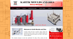 Desktop Screenshot of kartikmouldsanddies.com